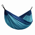 Hamac en nylon bleu double 300x150 cm